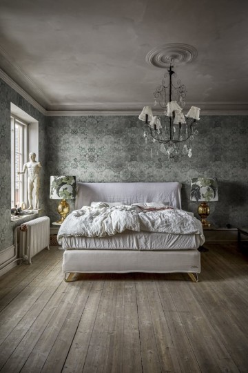 Rebel Walls R17384 Scenery Qatar Sage - mural imitujący orientalne płytki