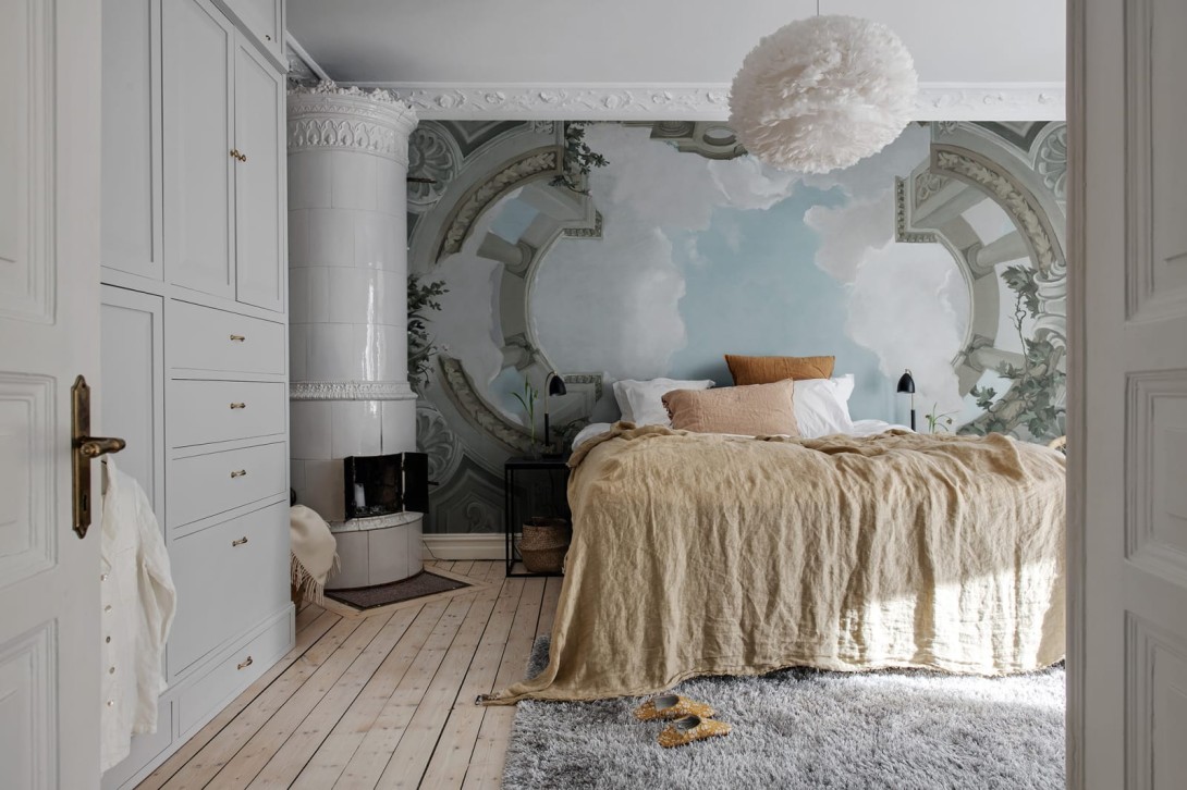 Rebel Walls R17891 Scenery Lucca Cloud - mural w chmury