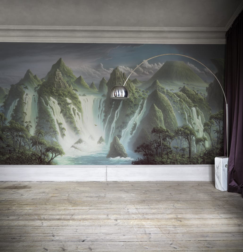 Rebel Walls R17351 Scenery Fantasy World - mural w góry