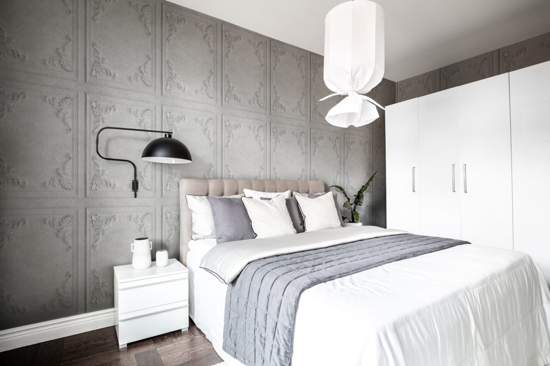 Rebel Walls R17691 Scenery Essex Marble - mural imitujący boazerię