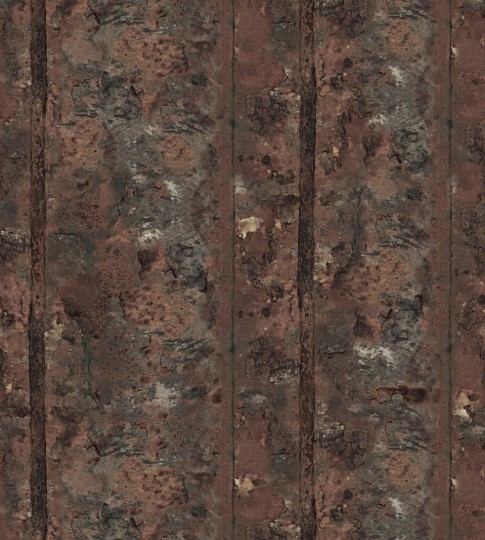 Rebel Walls R17761 Scenery Berlin Rust - mural imitujący metal