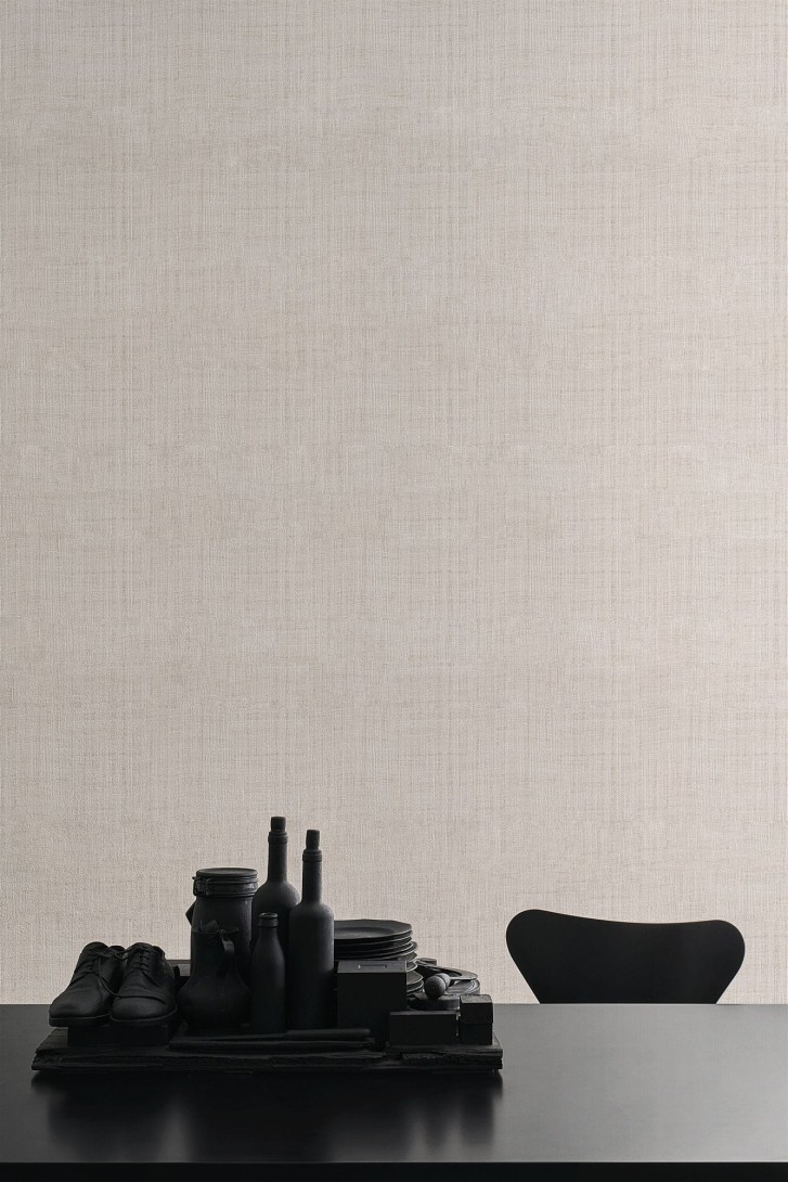 London Art 50102 Prime Wallpaper Bianco Crema - mural minimalistyczny