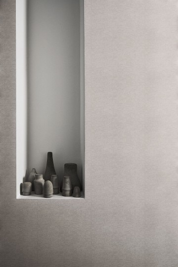 London Art 50103 Prime Wallpaper Grigio Madreperla - mural minimalistyczny