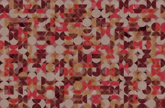 London Art T03S03 1 The Daydreamer Who Are You - mural geometryczny