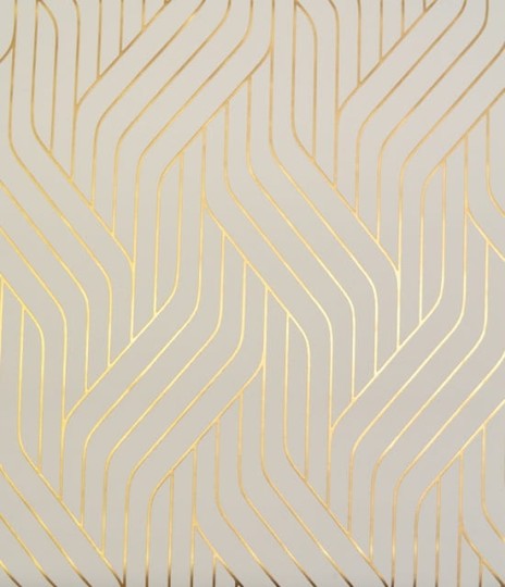 York NW3517 Antonina Vella Modern Metals Ebb And Flow Almond/Gold - tapeta w metaliczne fale