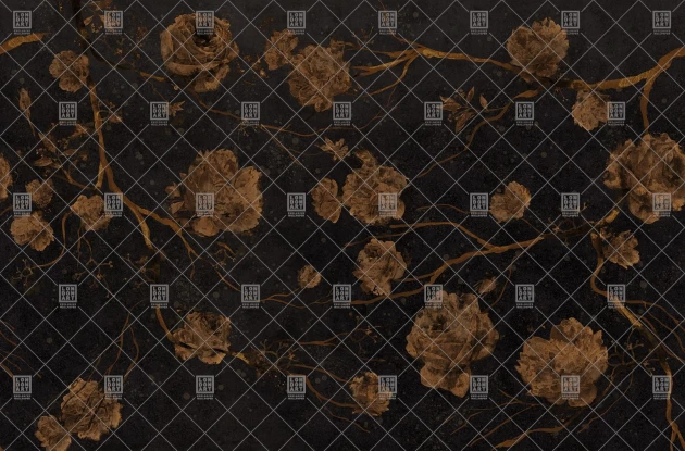 London Art T04S02 3 The Daydreamer All Fingerprint File - mural w kwiaty