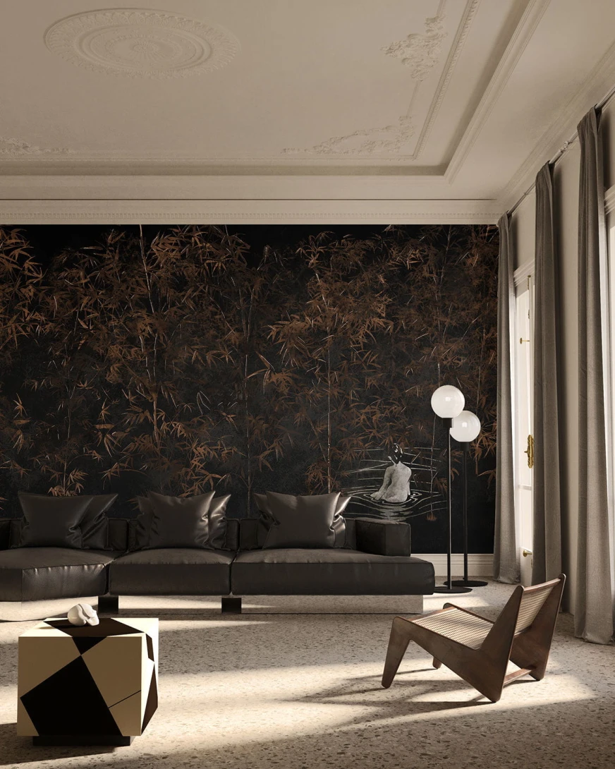 London Art T04S03 1A The Daydreamer Dance Little Sister - mural drzewa