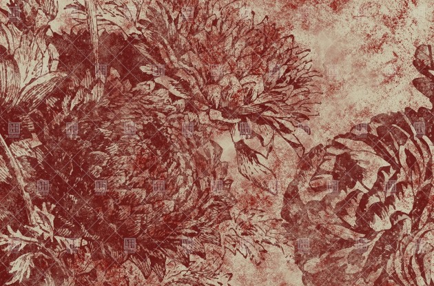 London Art T04S04 1B The Daydreamer Luxury - mural botaniczny