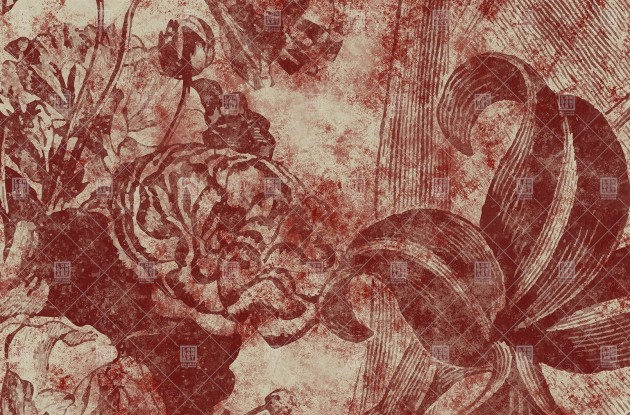 London Art T04S04 1C The Daydreamer Luxury - mural botaniczny