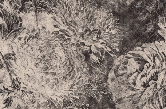 London Art T04S04 2B The Daydreamer Luxury - mural botaniczny