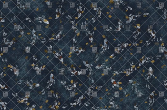 London Art T06S02 1 The Daydreamer Aqualung - mural z rybami