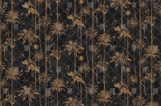 London Art T07S02 3 The Daydreamer Foxey Lady - mural egzotyczny