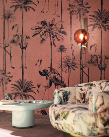 London Art T07S02 3 The Daydreamer Foxey Lady - mural egzotyczny