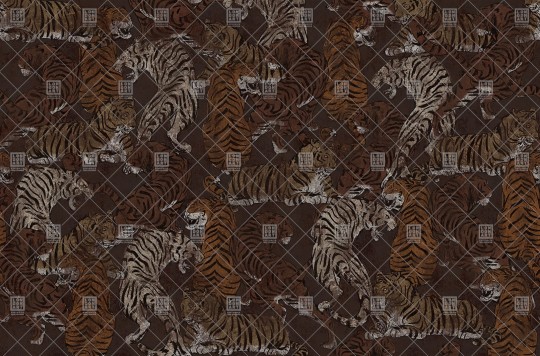 London Art T07S03 1 The Daydreamer Are You Experienced? - mural z tygrysami