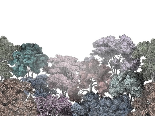 Rebel Walls R13052 Dreamland Bellewood Rainbow - mural z lasem