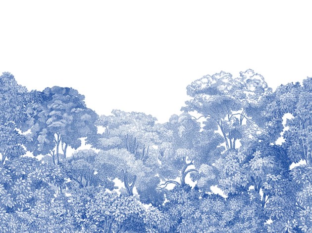 Rebel Walls R13055 Dreamland Bellewood Porcelain Toile - mural z lasem