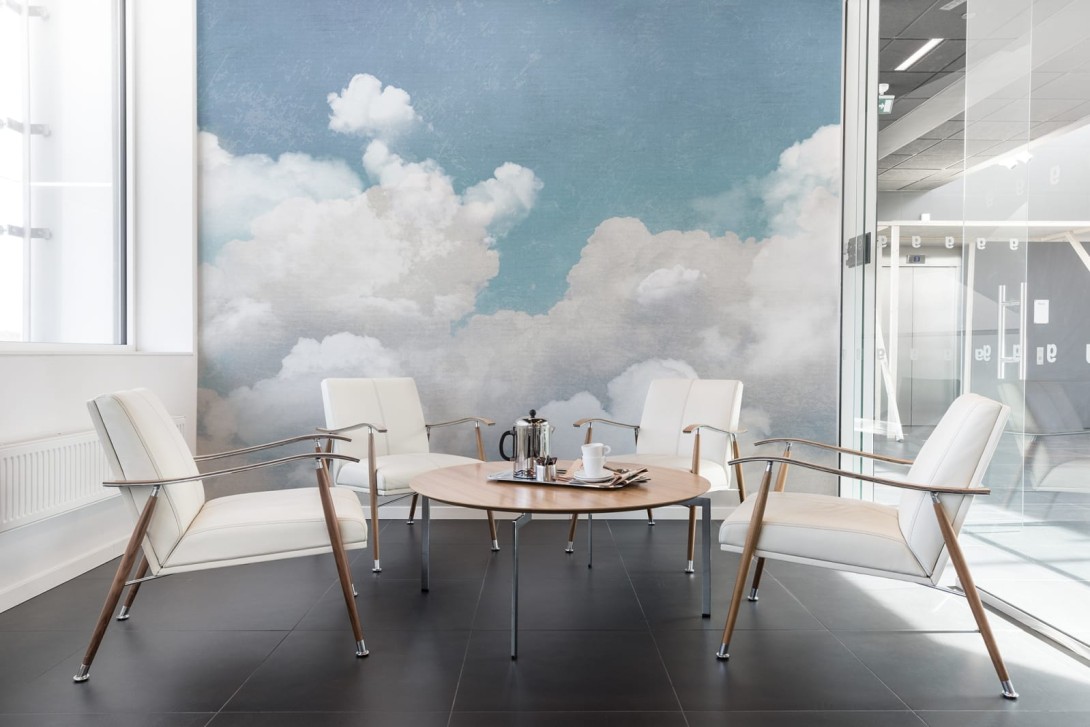 Rebel Walls R14011 Dreamland Cuddle Clouds - mural w chmury 