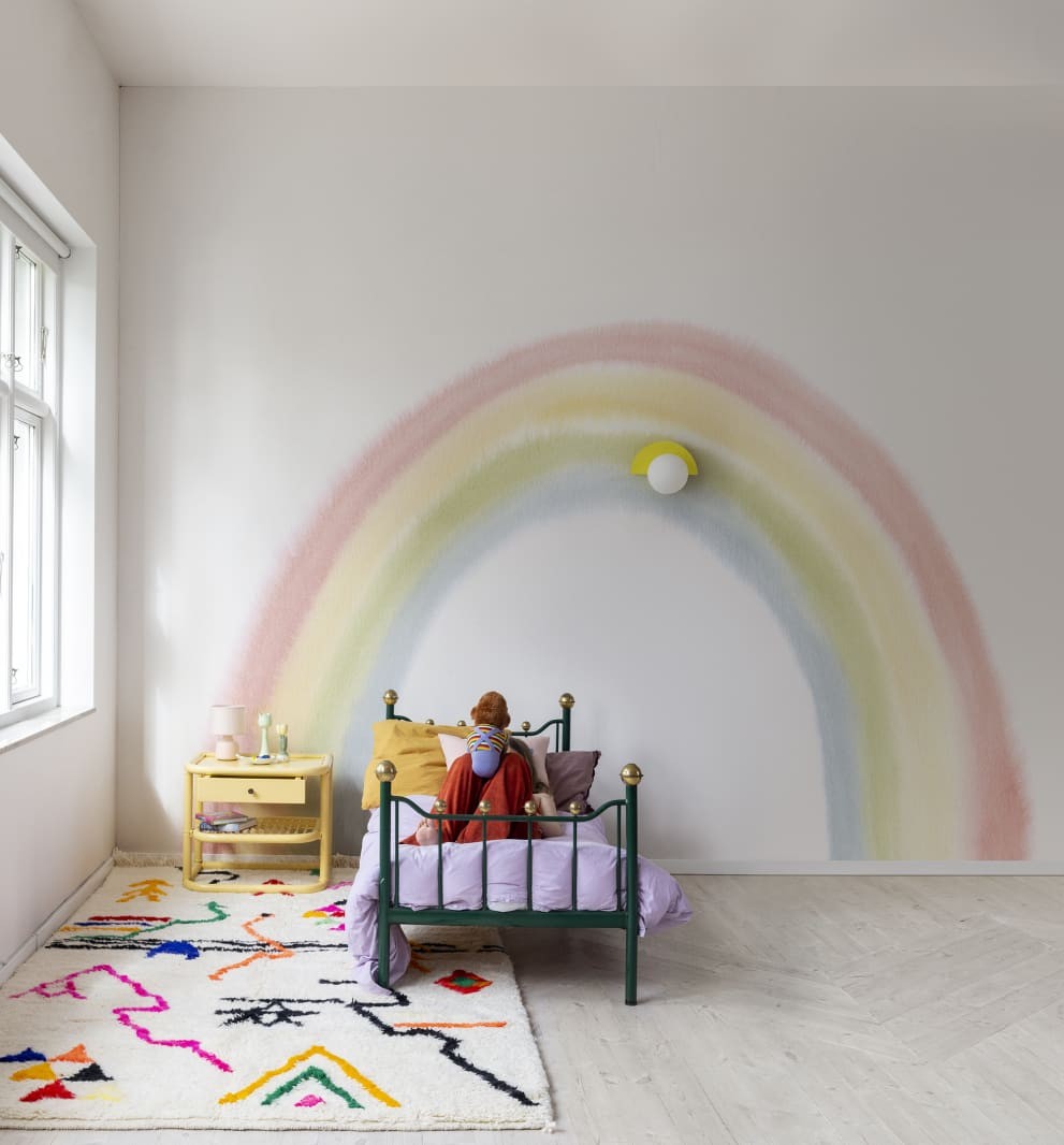 Rebel Walls R18291 Dreamland Rainbow Multi - mural z tęczą