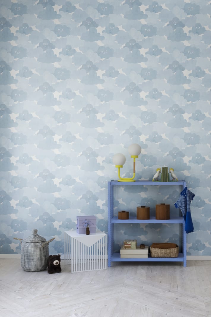 Rebel Walls R18142 Dreamland Kids Happy Cloud Sky - tapeta chmury