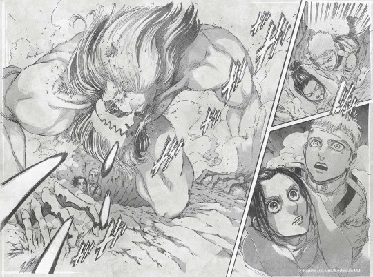 Tecnografica Attack on Titan Galliard Grey - mural anime