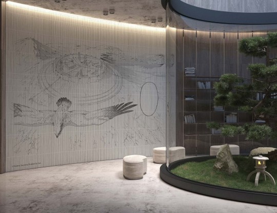 Tecnografica Attack on Titan Flying Free Bamboo - mural z ptakiem