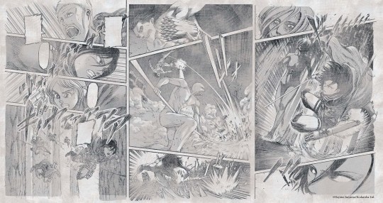 Tecnografica Attack on Titan Tatakae Grey - mural anime