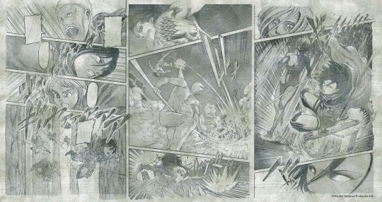 Tecnografica Attack on Titan Tatakae Green Moss - mural anime
