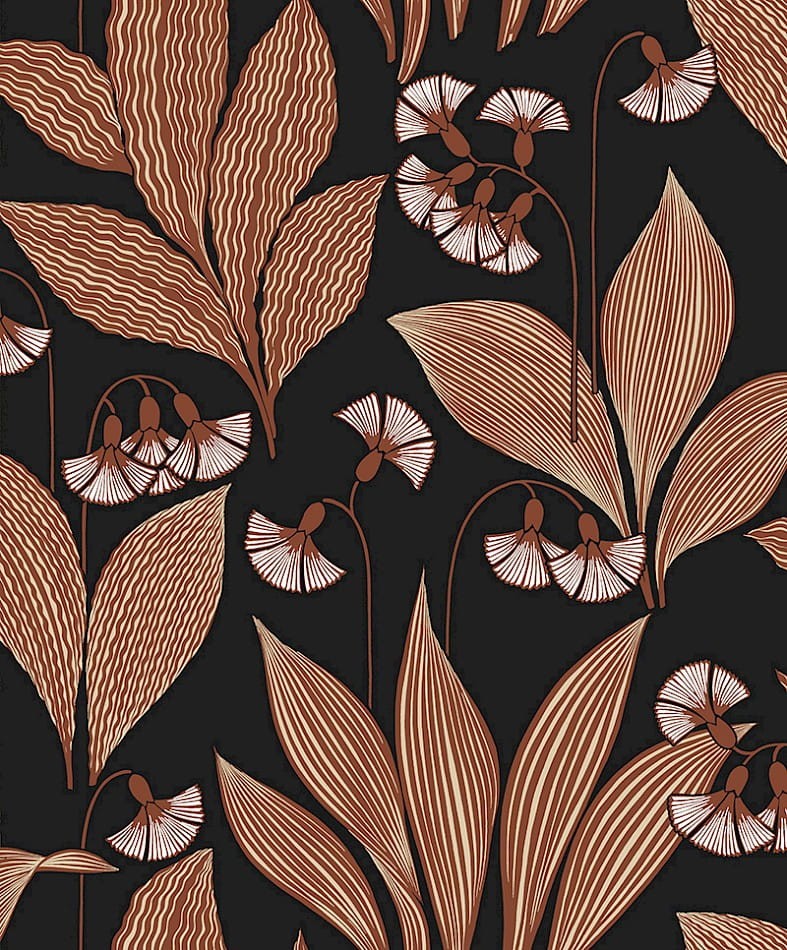 Zoom TUL202 Tula Dandelion Sienna - tapeta w jaskry