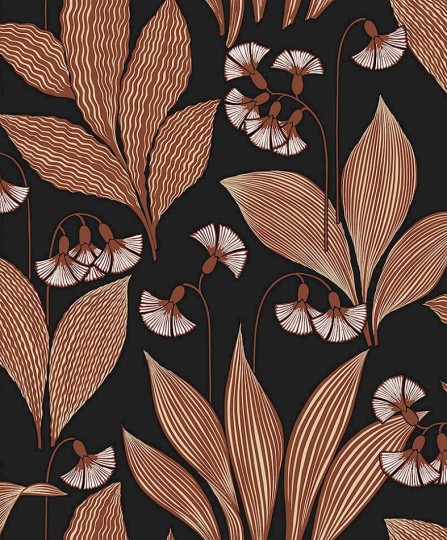 Zoom TUL202 Tula Dandelion Sienna - tapeta w jaskry
