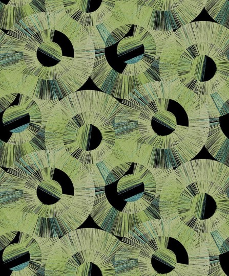 Khroma SPI602 Spirit of Nature Circum Emerald - tapeta o kształcie promieni