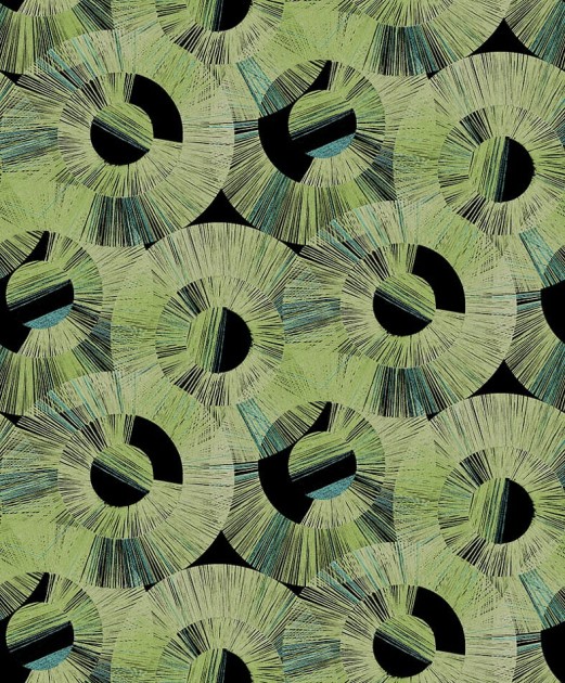 Khroma SPI602 Spirit of Nature Circum Emerald - tapeta o kształcie promieni