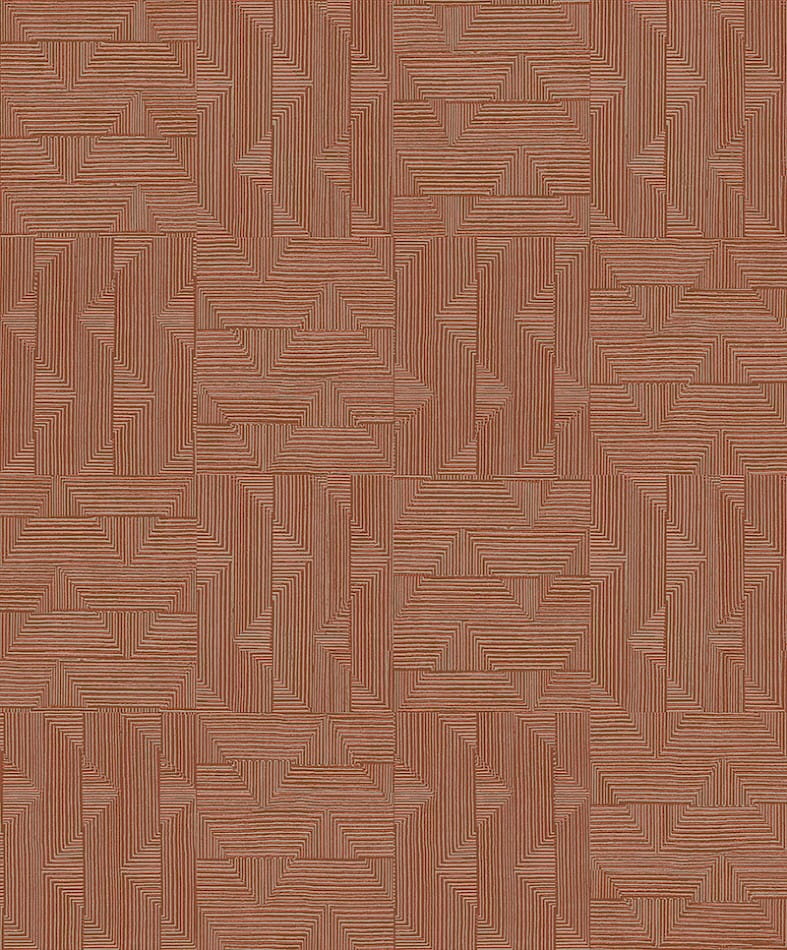 Khroma SPI402 Spirit of Nature Asterion Rust - tapeta geometryczna
