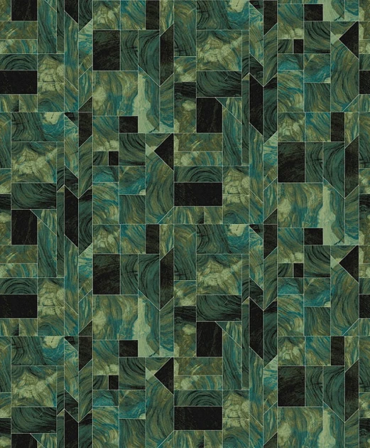 Khroma SPI702 Spirit of Nature Theila Emerald - tapeta geometryczna
