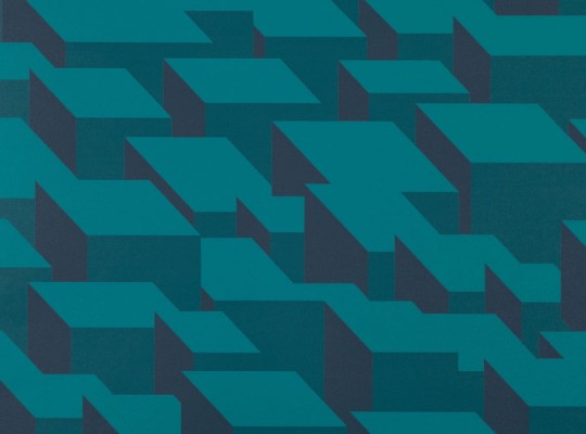 Tapeta Kirkby Design x Eley Kishimoto Cubic Bumps WK800/02 Teal