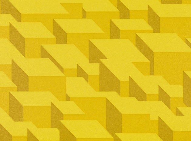 Tapeta Kirkby Design x Eley Kishimoto Cubic Bumps WK800/04 Sunshine