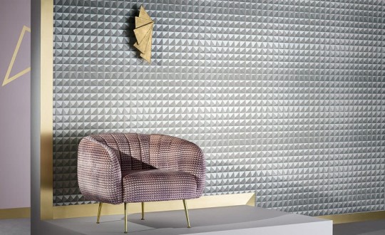Tapeta Kirkby Design x Eley Kishimoto Domino Pyramid WK801/01 Powder