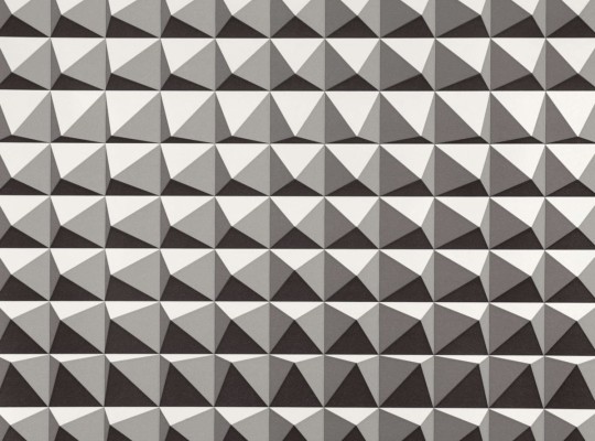 Tapeta Kirkby Design x Eley Kishimoto Domino Pyramid WK801/03 Monochrome