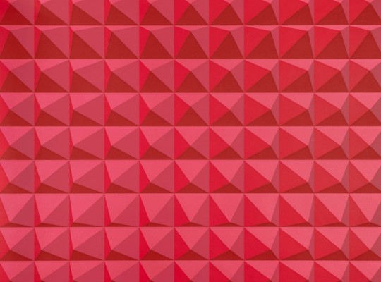 Tapeta Kirkby Design x Eley Kishimoto Domino Pyramid WK801/05 Crimson