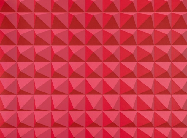Tapeta Kirkby Design x Eley Kishimoto Domino Pyramid WK801/05 Crimson
