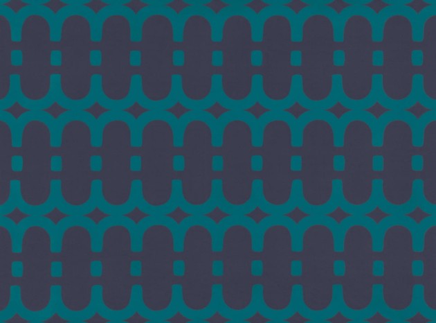 Tapeta Kirkby Design x Eley Kishimoto Loopy Link WK804/06 Teal