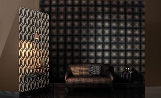 Tapeta Kirkby Design x Eley Kishimoto Nugget Mirage WK805/05 Monochrome