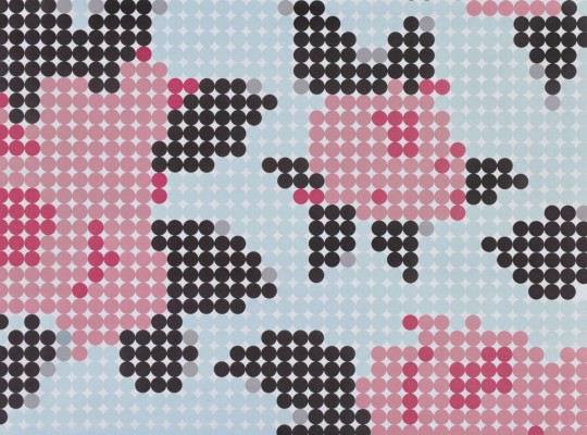 Tapeta Kirkby Design x Eley Kishimoto Peg Art Roses WK807/02 Blush