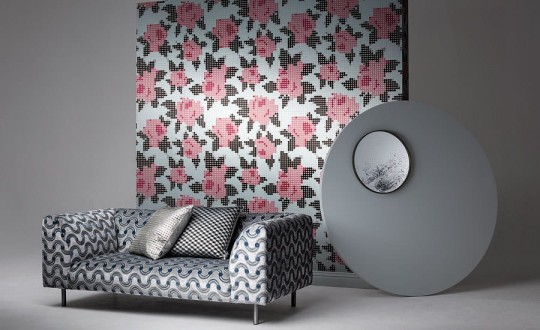 Tapeta Kirkby Design x Eley Kishimoto Peg Art Roses WK807/02 Blush