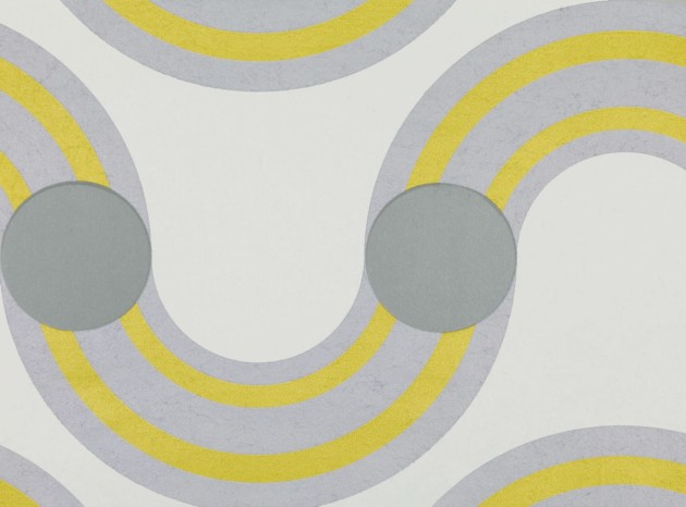Tapeta Kirkby Design x Eley Kishimoto Spot On Waves WK808/04 Sunshine