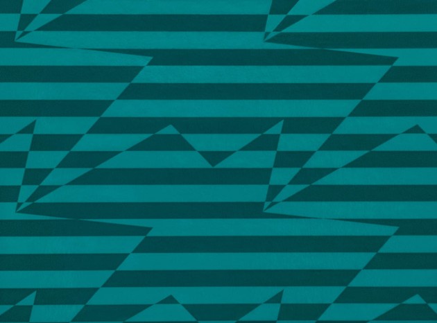 Tapeta Kirkby Design x Eley Kishimoto Stripey Zig Zag Birds WK809/06 Teal