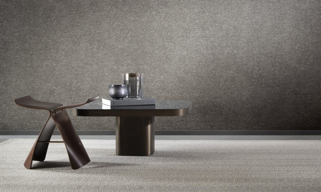 Arte Essentials Palette 91512 Chanderi Aztec Blue - tapeta imitująca lniane płótno