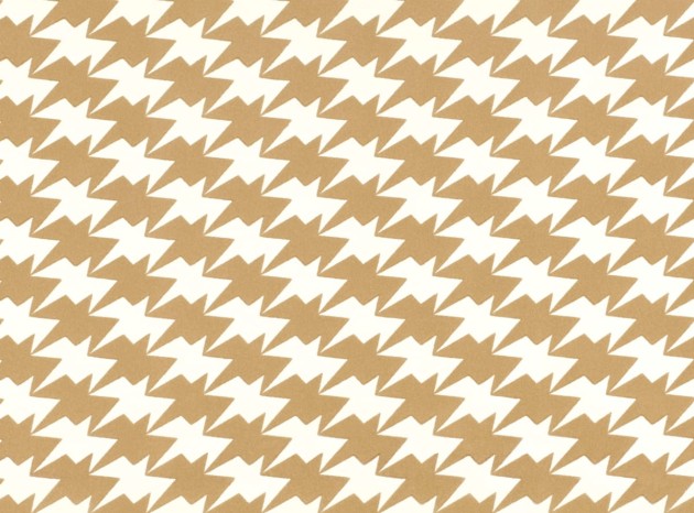 Tapeta Kirkby Design x Eley Kishimoto Zig Zag Birds WK810/09 Gold