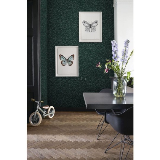Esta 139154 Paradise - zielona tapeta w lamparcie cętki