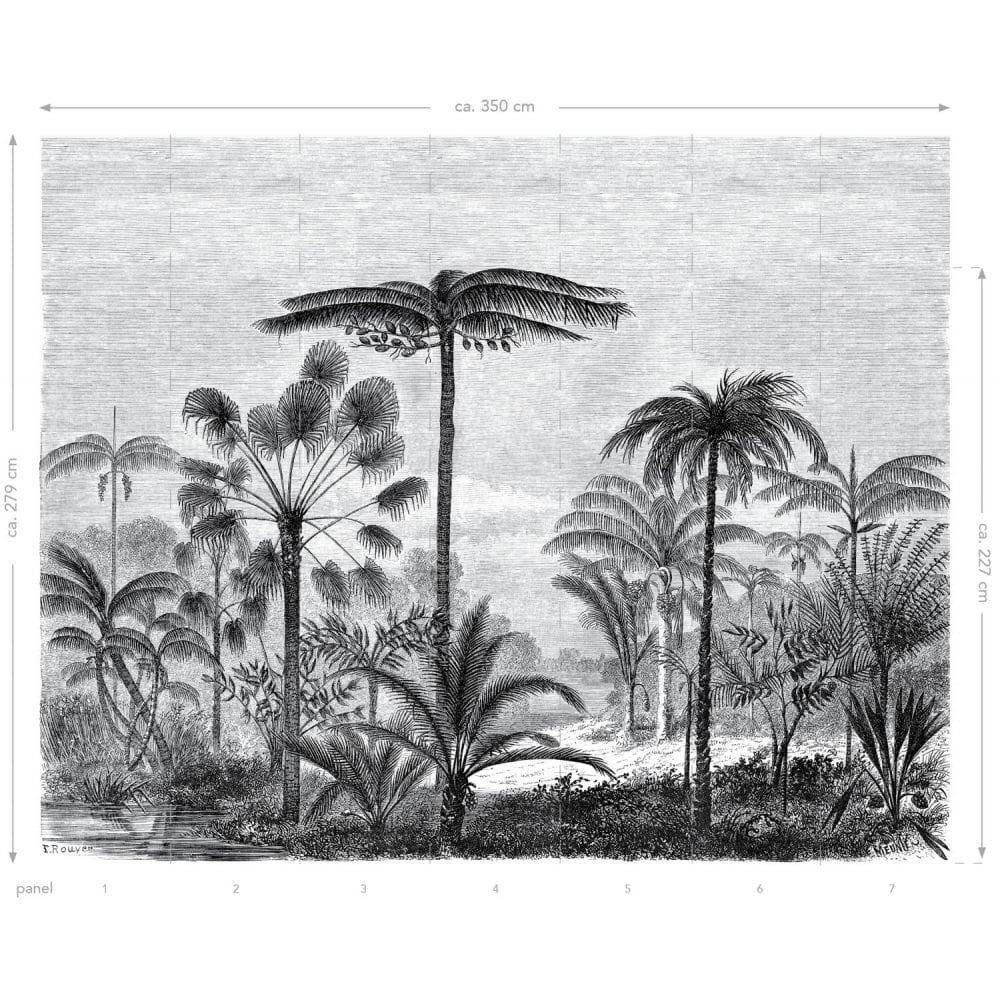 Esta 158952 Paradise - mural tropikalny krajobraz z palmami