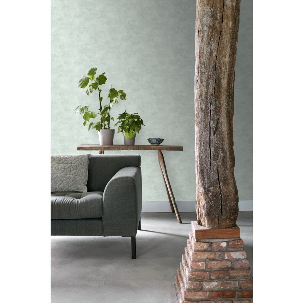 Esta 138905 Paradise - miętowa tapeta imitująca beton